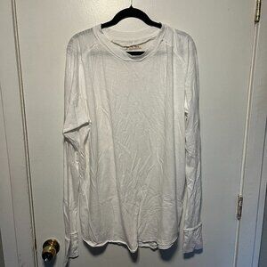 We The Free White Long Sleeve Slub Knit Tee Shirt – Women’s Large